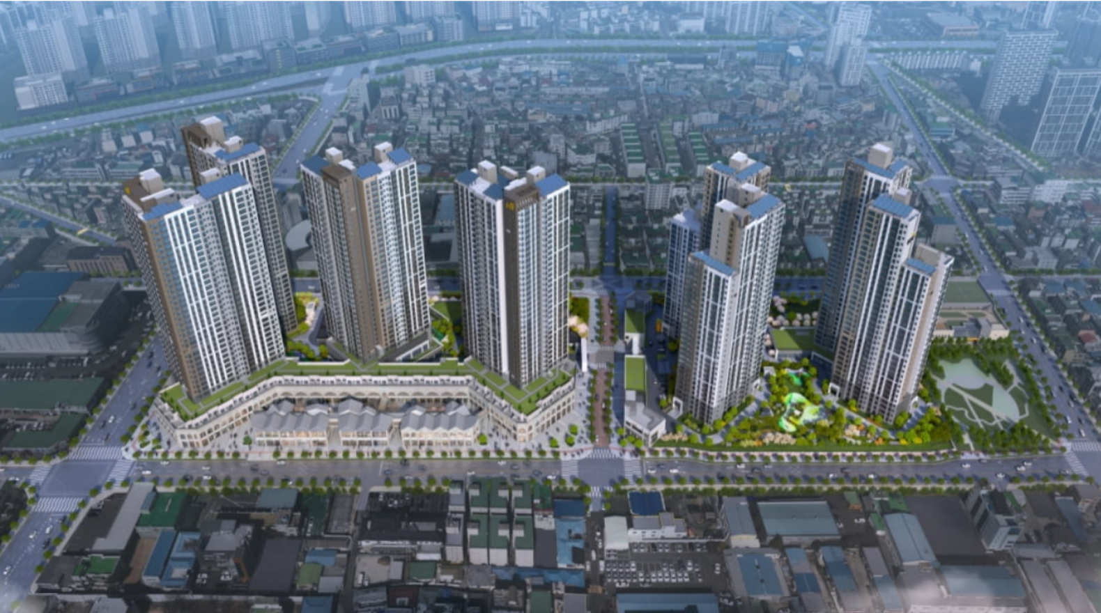 인천광역시 계양구 효성동 공장부지 (舊 풍산 금속) 개발 후